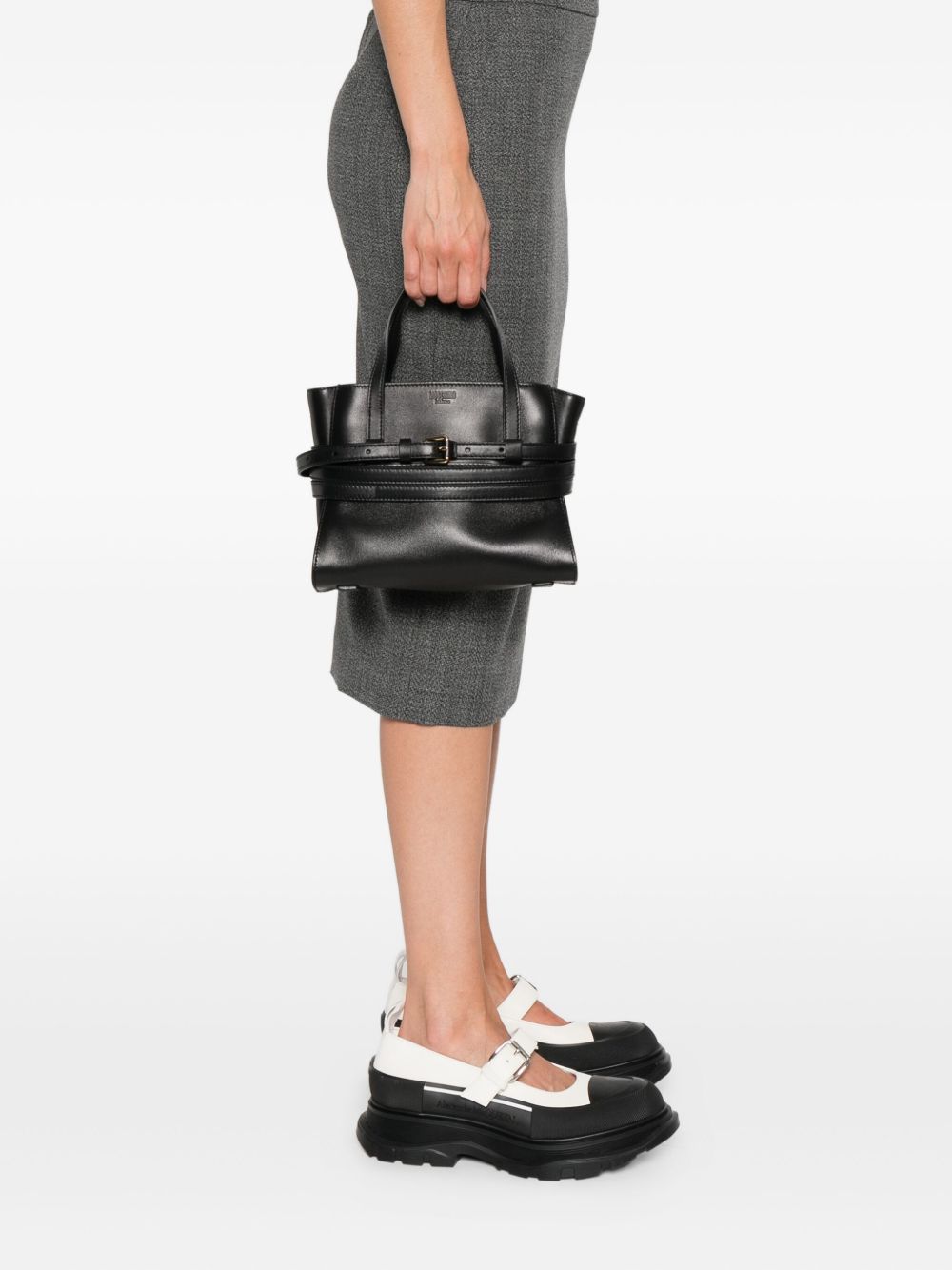 Structured Black Handbag