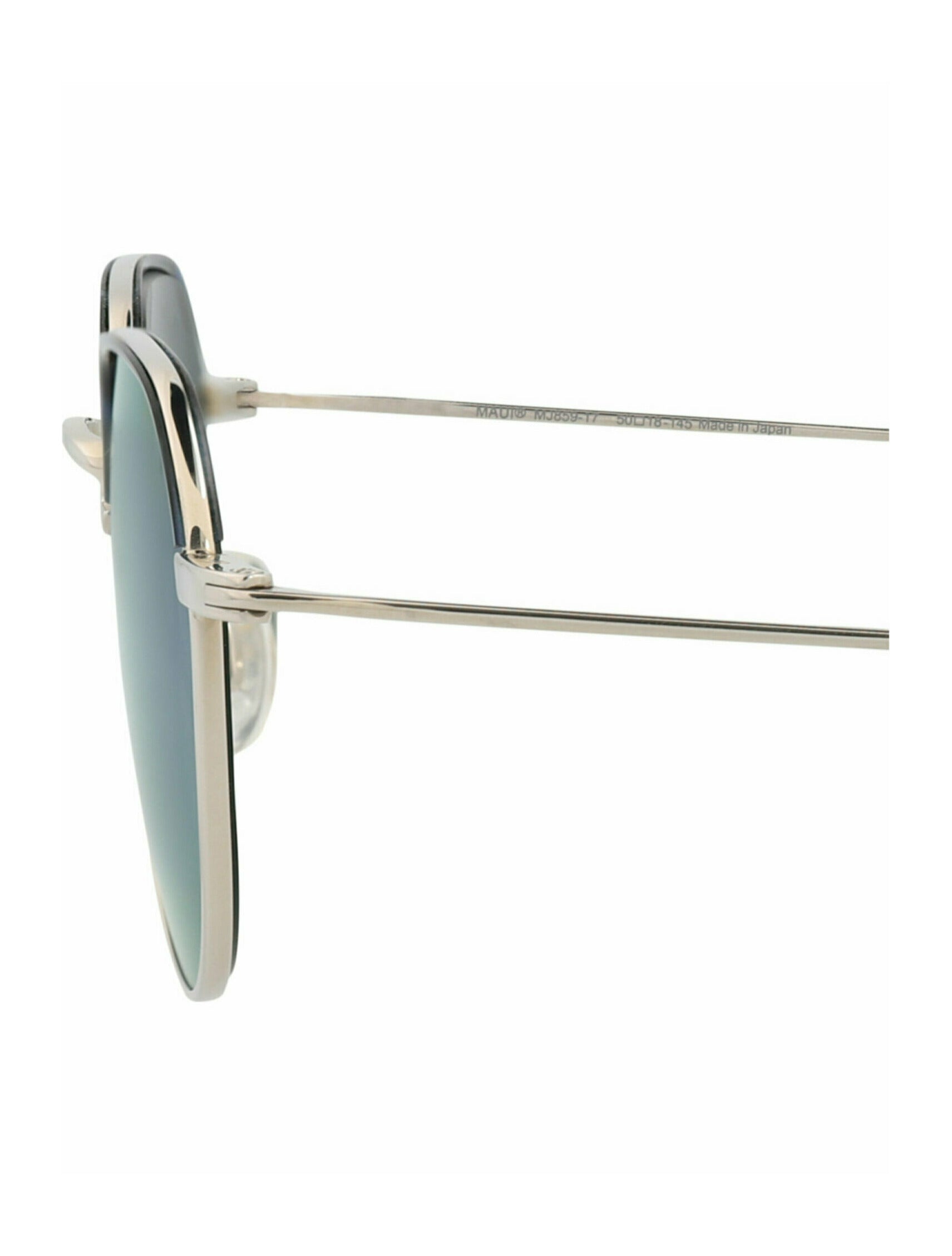 Round-Frame Titanium Sunglasses