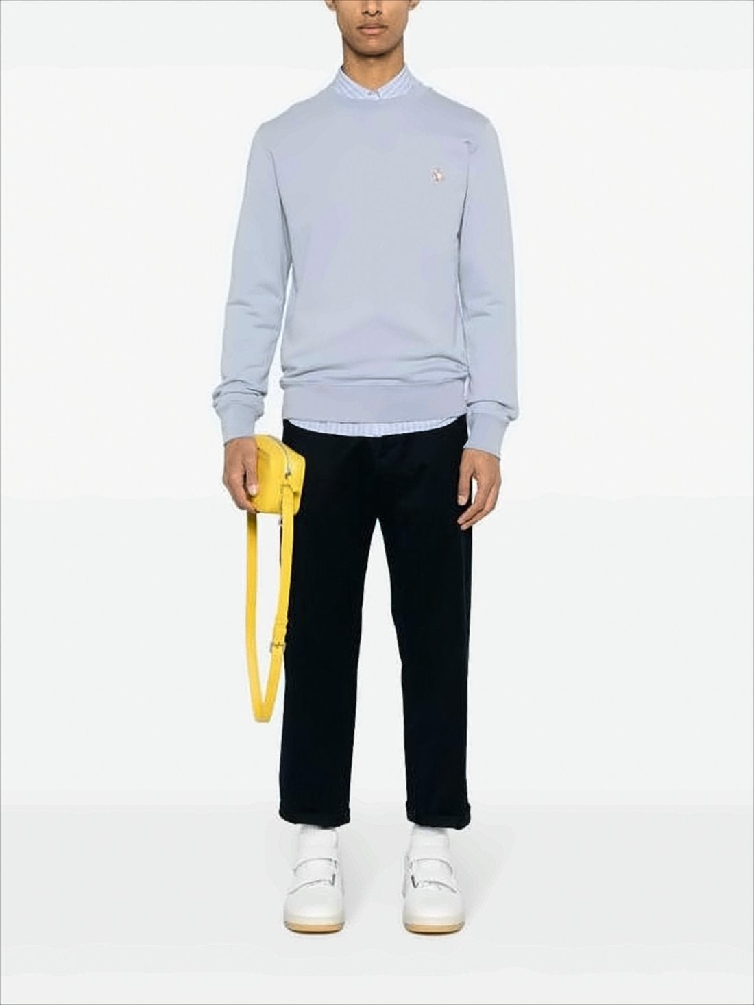 Long-Sleeve Crew Neck Sweatshirt