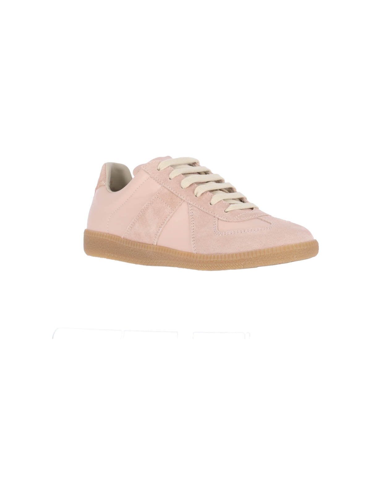 Low-Top Sneakers with Suede Detail