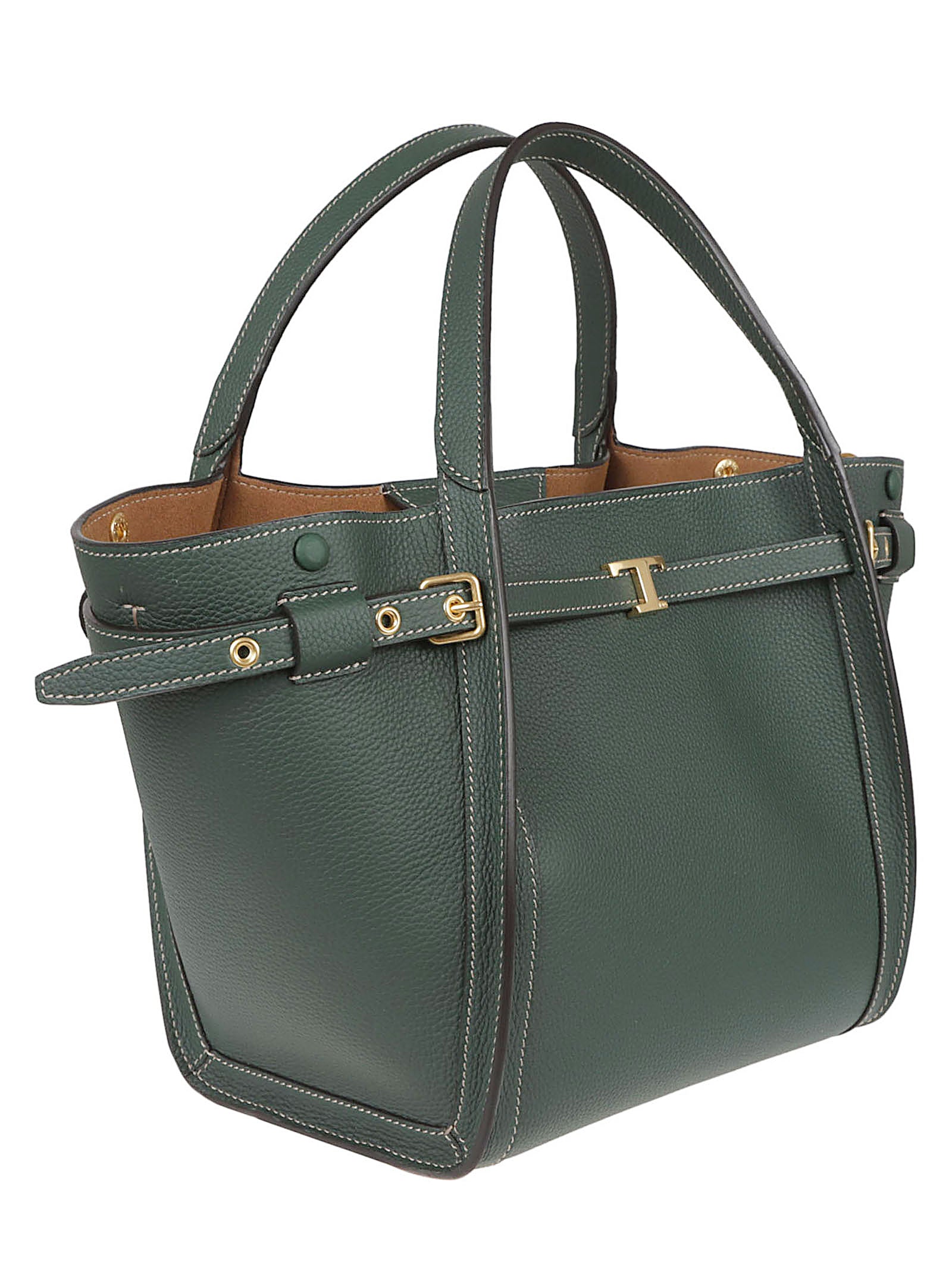 Structured Calfskin Shopping Bag