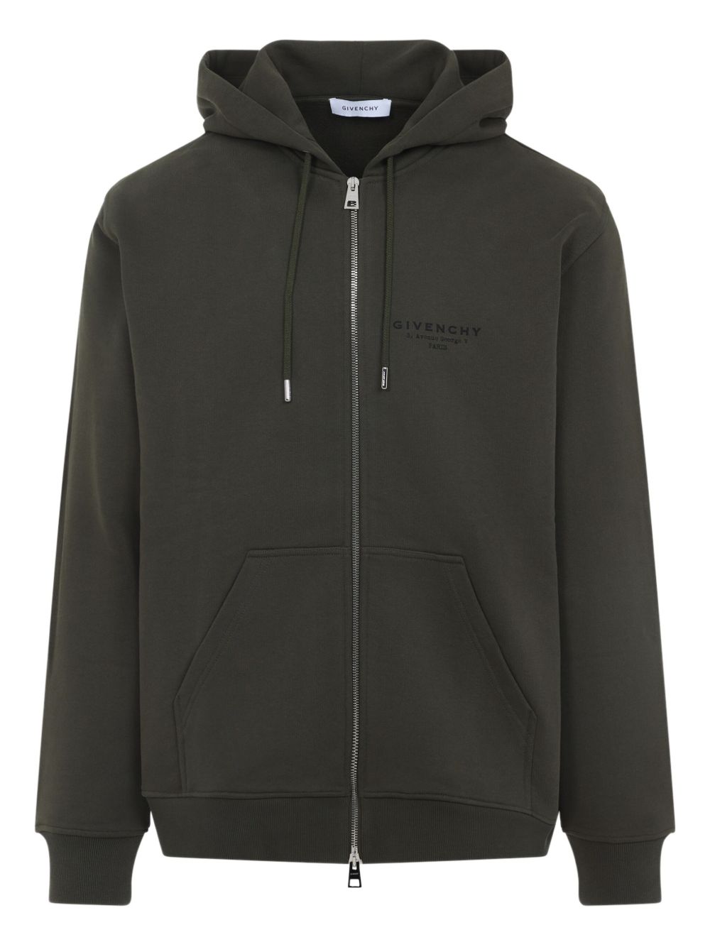Zip-Up Hoodie with Hooded Neckline