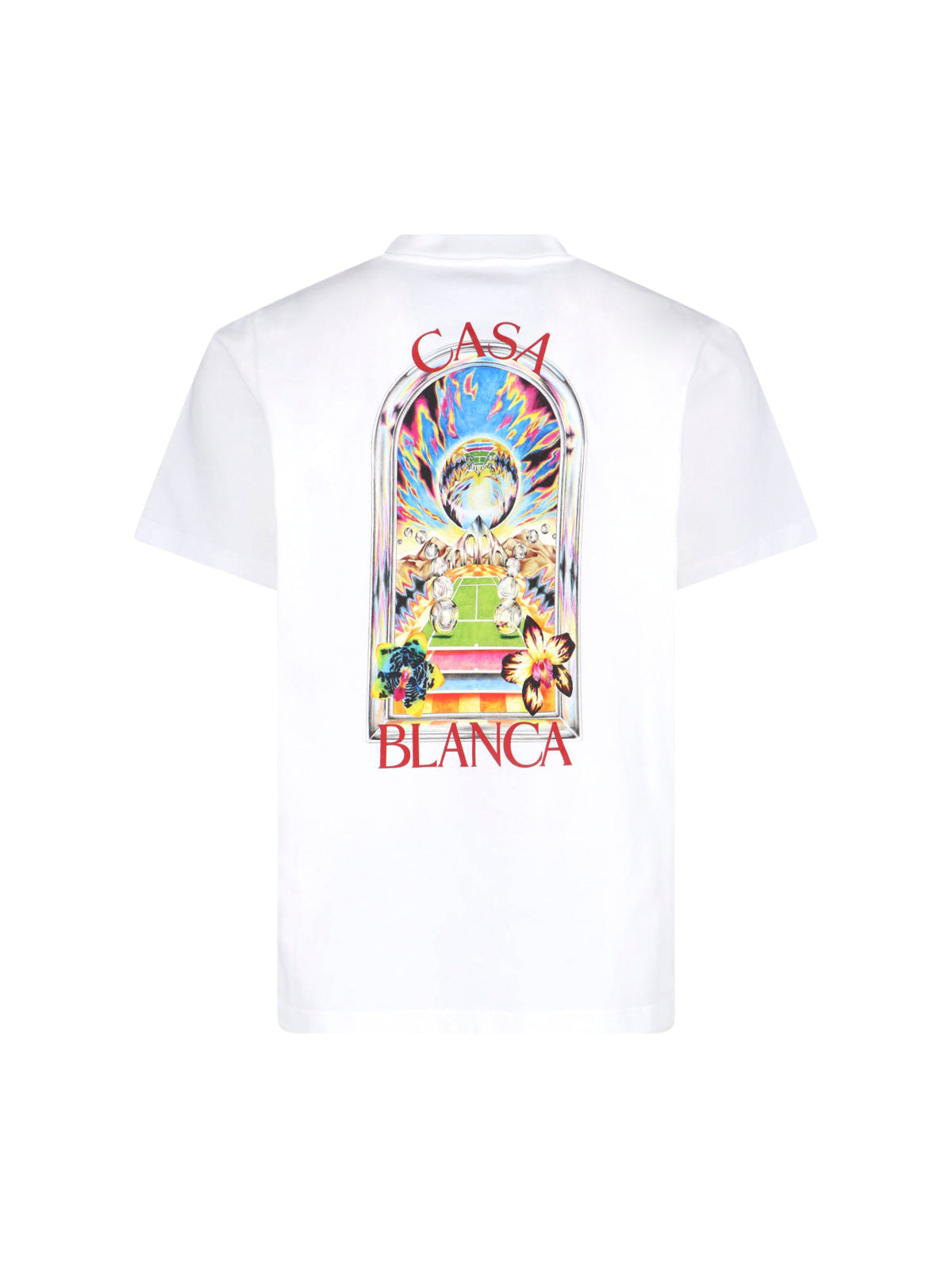 "Tennis Landscape" T-Shirt – White