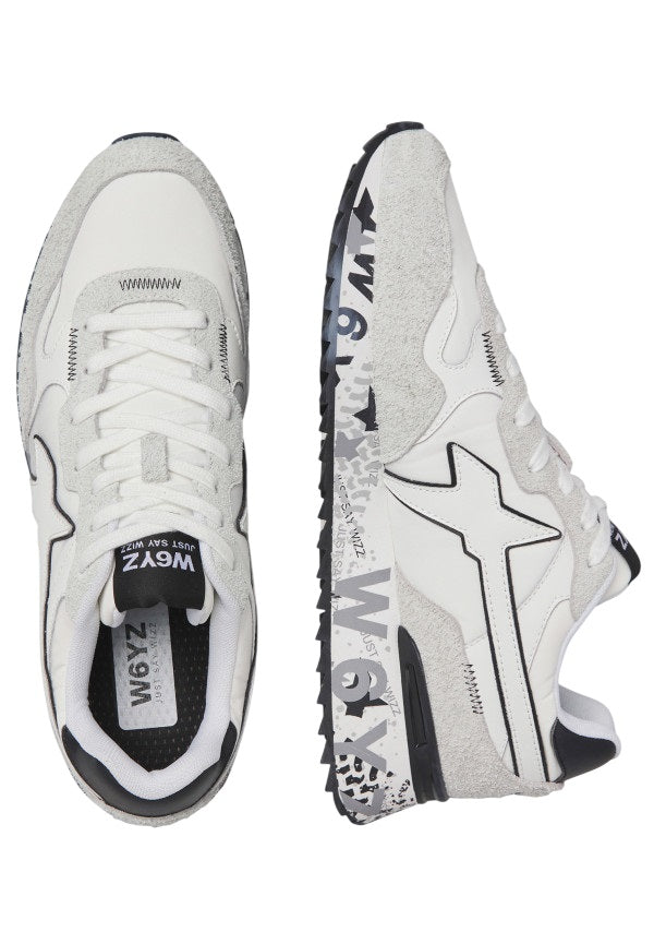 Technical Fabric and Suede Sneakers