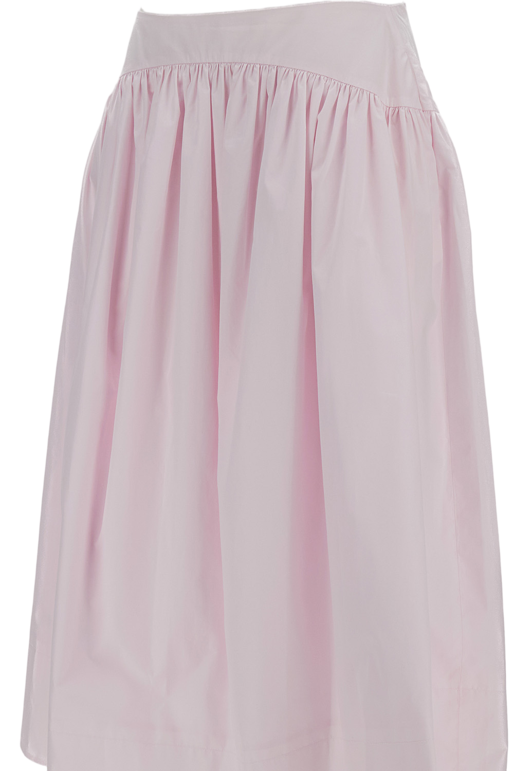 Pink Babsque Cotton Basque Skirt