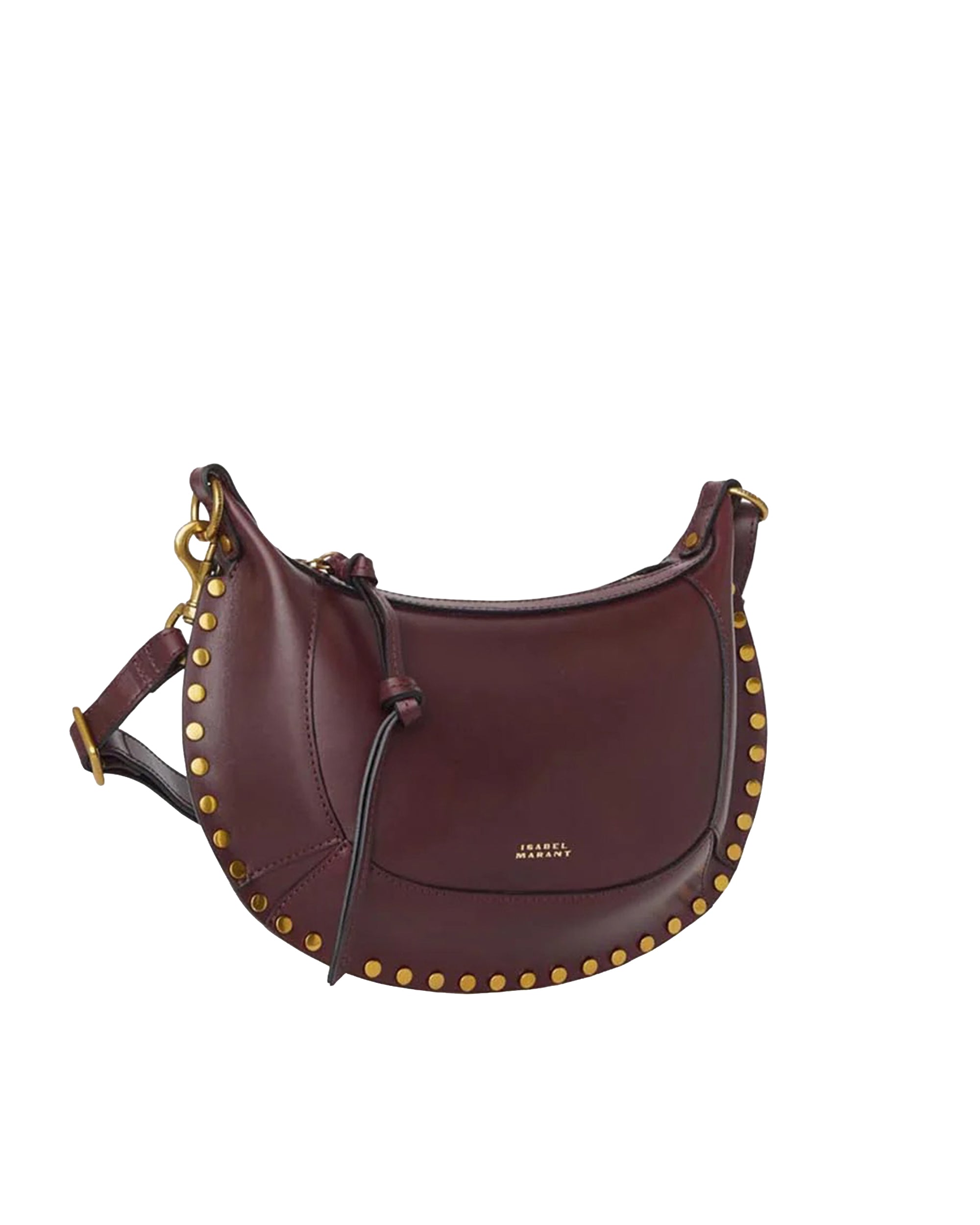 Oskan Moon Bag in Burgundy