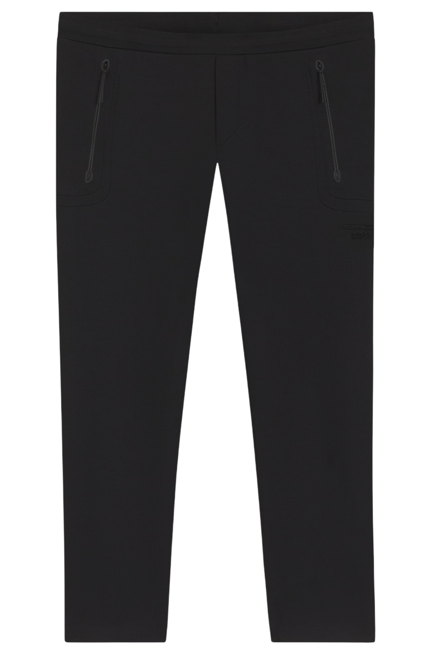 Black Tone On Tone Logo Sweatpants