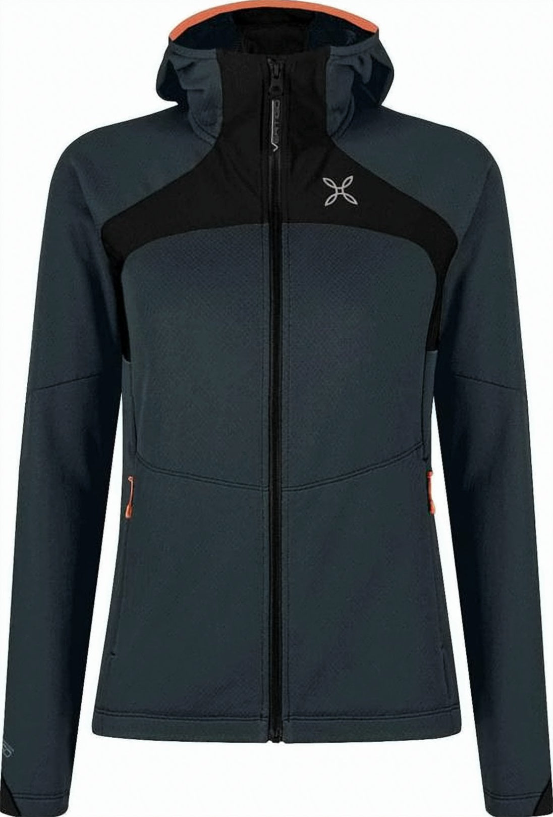 Fitted Two-Tone Montura Jacket with Hood