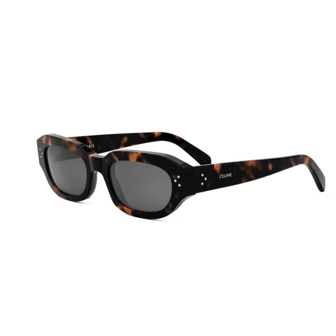 Cl40314i Rectangular Tortoiseshell Sunglasses