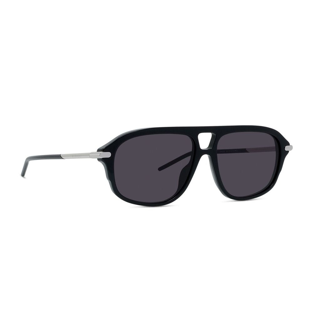Gv One Geometric-Shaped Grey Lens Acetate Sunglasses