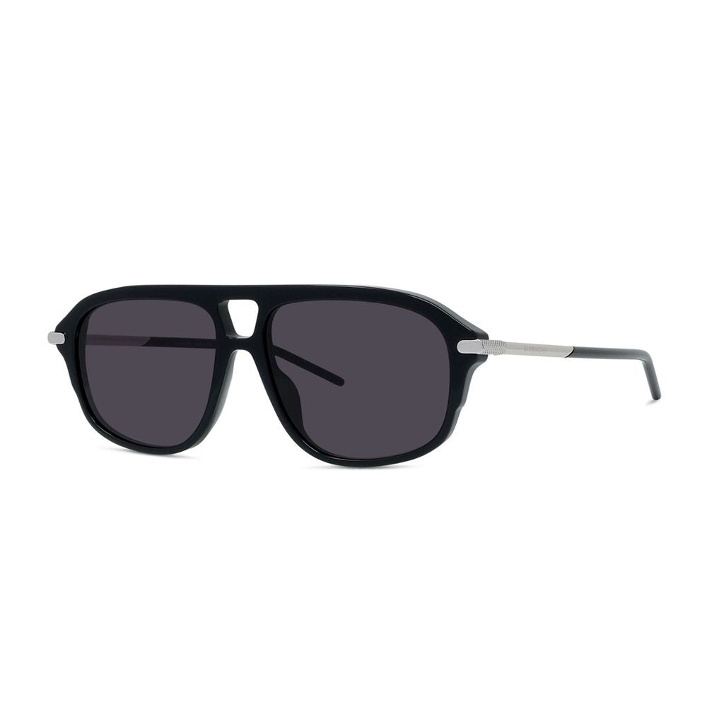 Gv One Geometric-Shaped Grey Lens Acetate Sunglasses