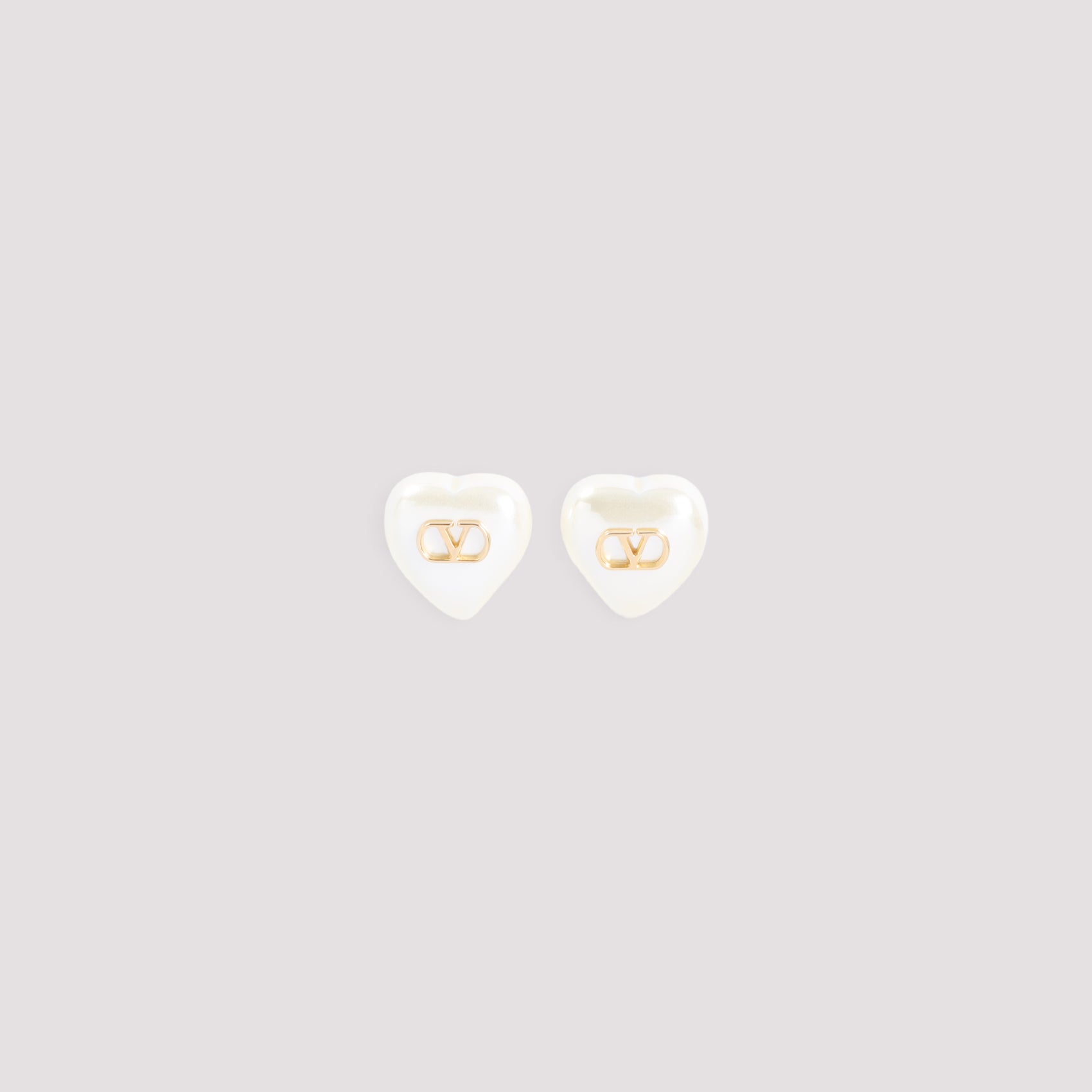 Heart-Shaped Pearl Earrings
