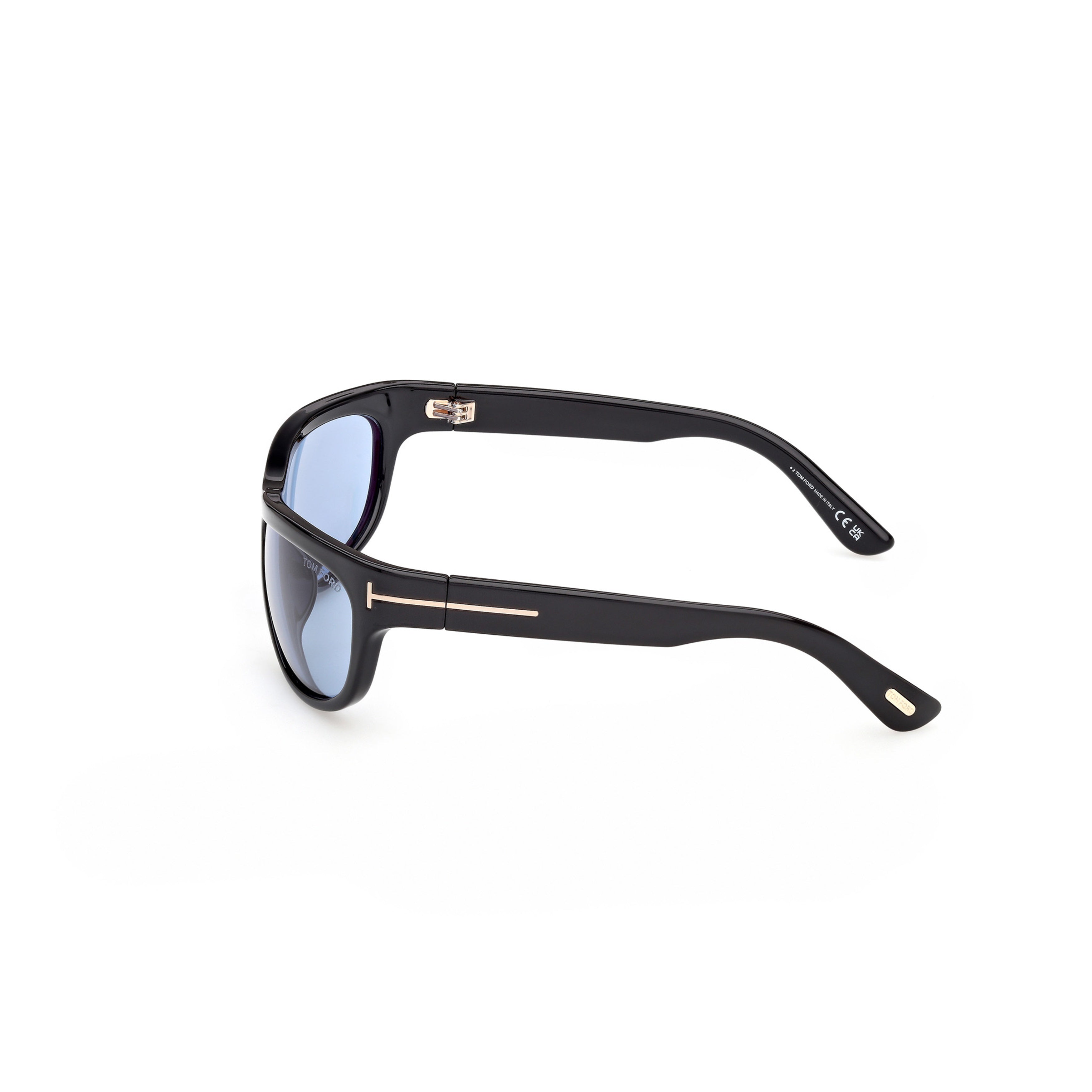 Ft1363 Glossy Black Frame Sunglasses