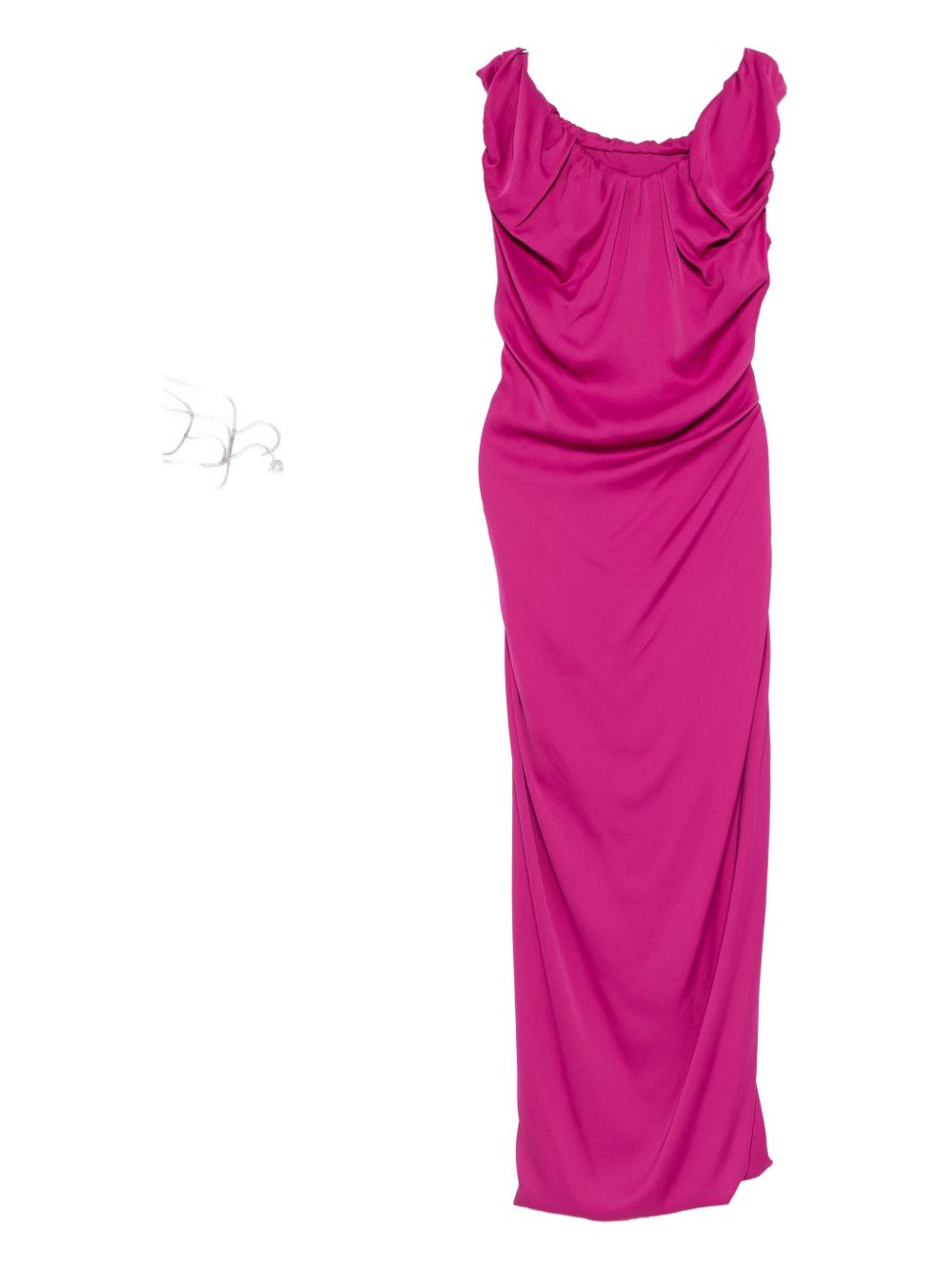 Long Fuchsia Maxi Dress