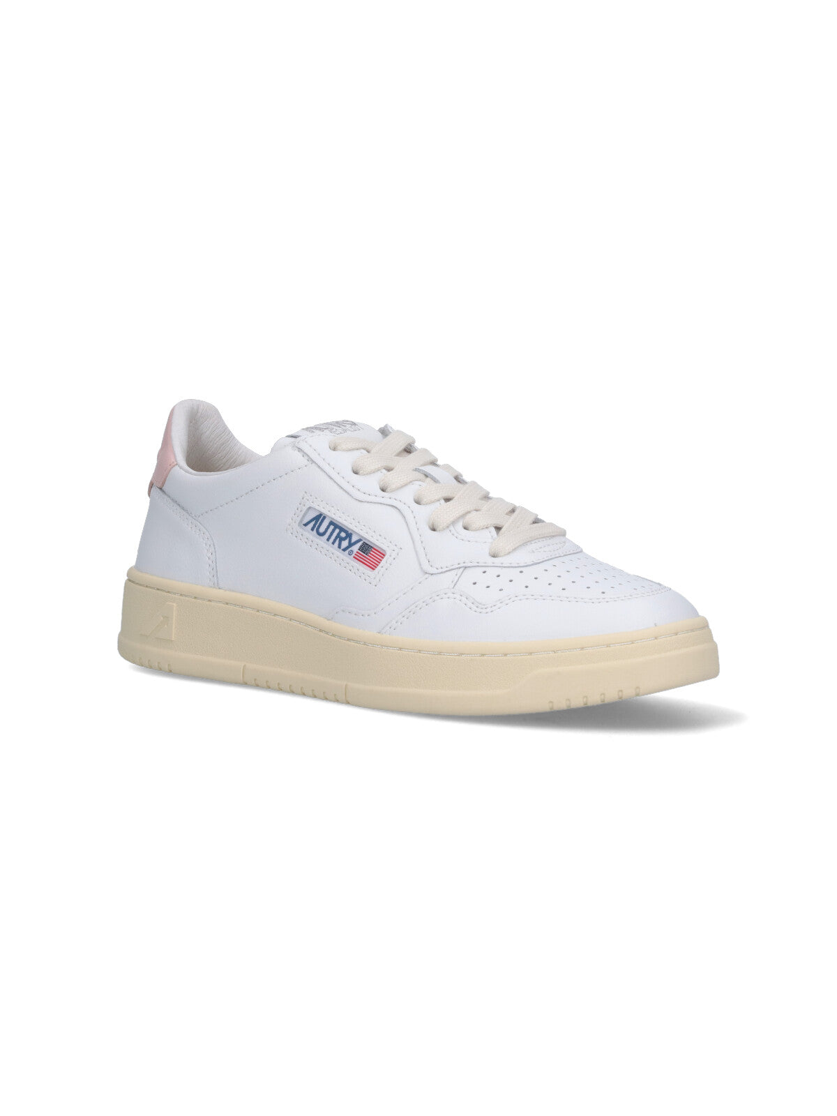 Low-Top Sneakers With Perforated Detailing