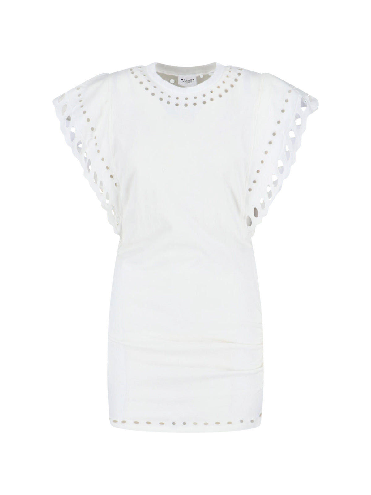 Flowing White Dress with Timeless Elegance