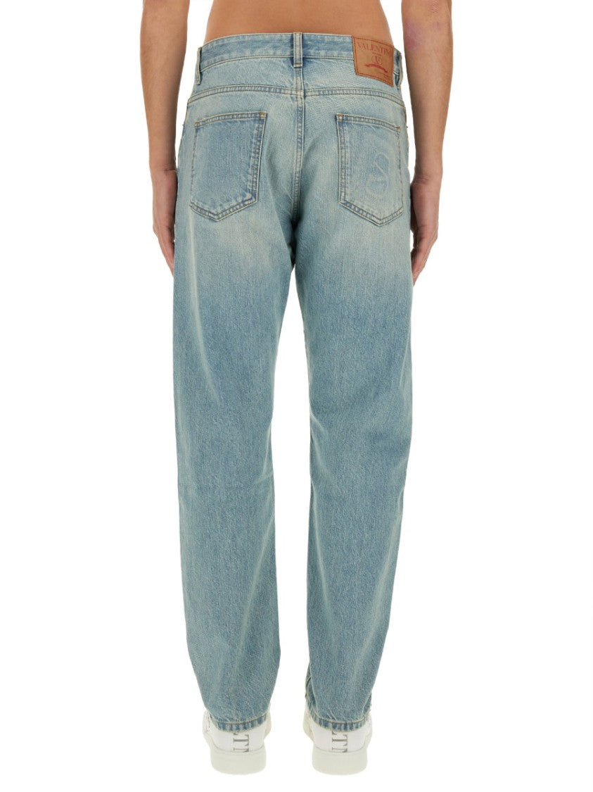 Light Wash Denim Pants
