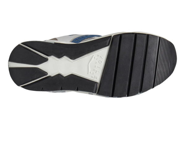 Sporty Blue Sneakers With Technical Fabric