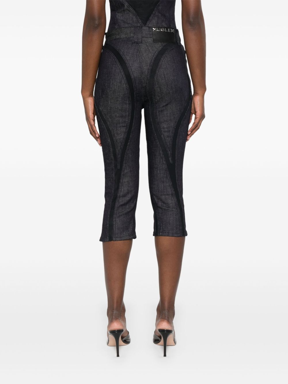 Cropped Black Trousers