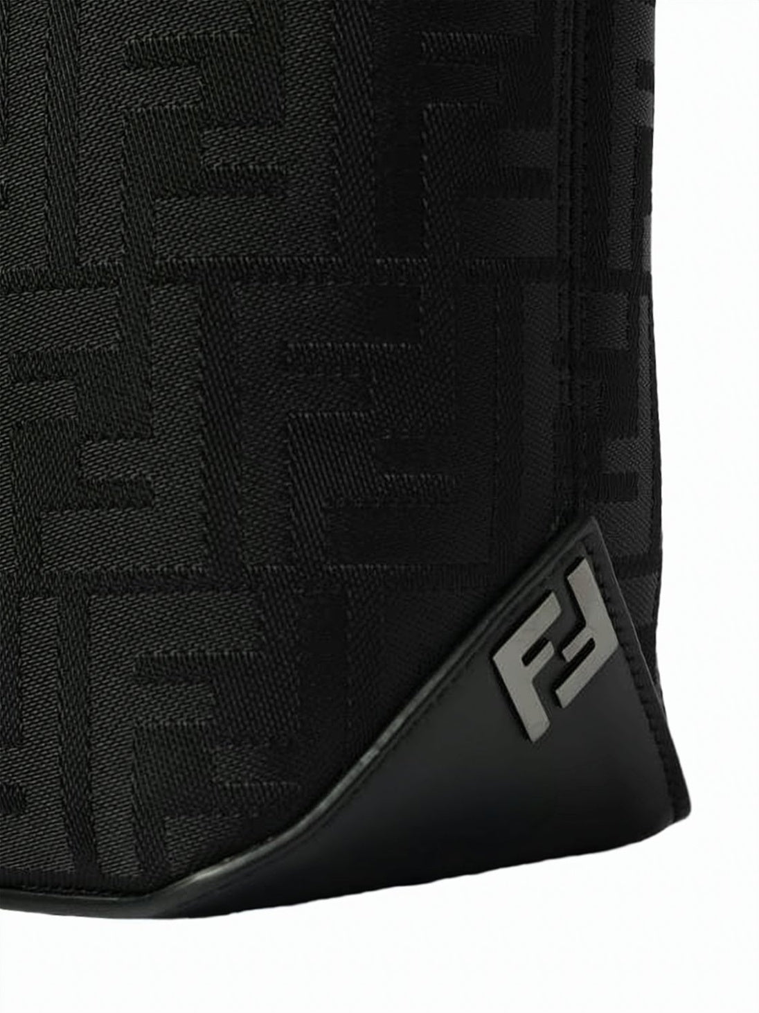 Structured Fabric Shoulder Bag