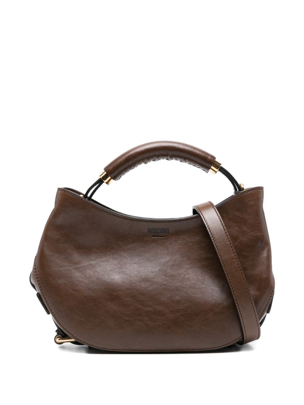 Crescent-Shaped Silk And Nylon Bag