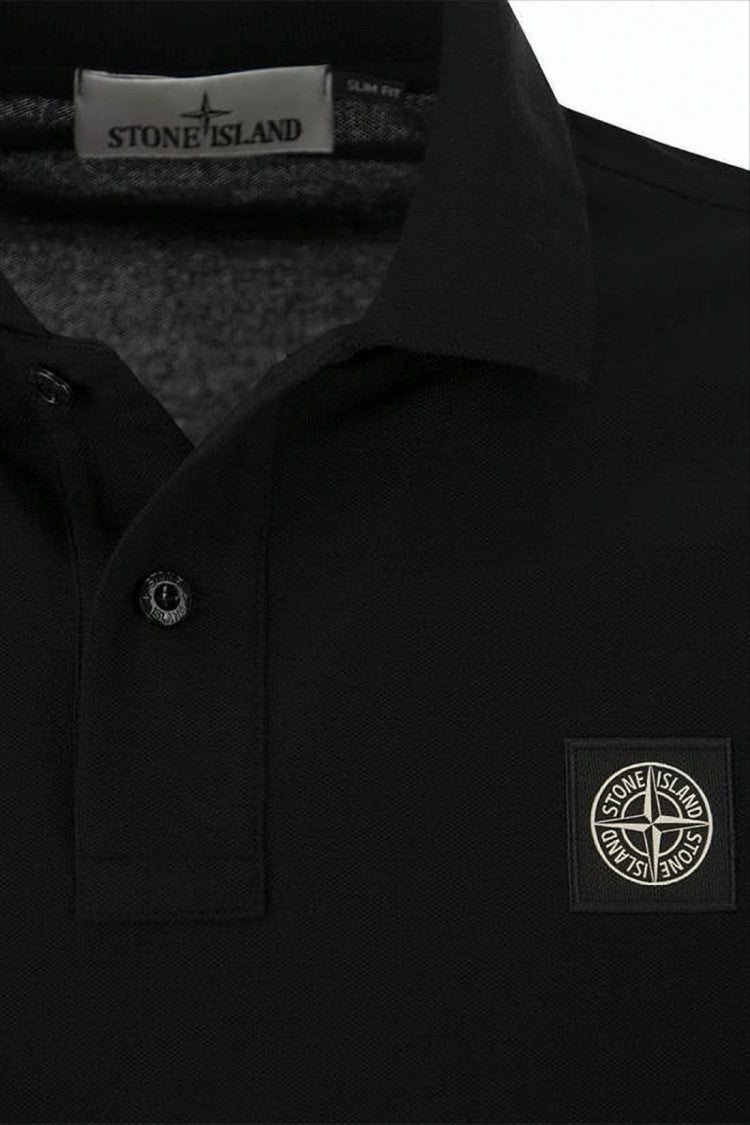 Slim Fit Black Polo Shirt