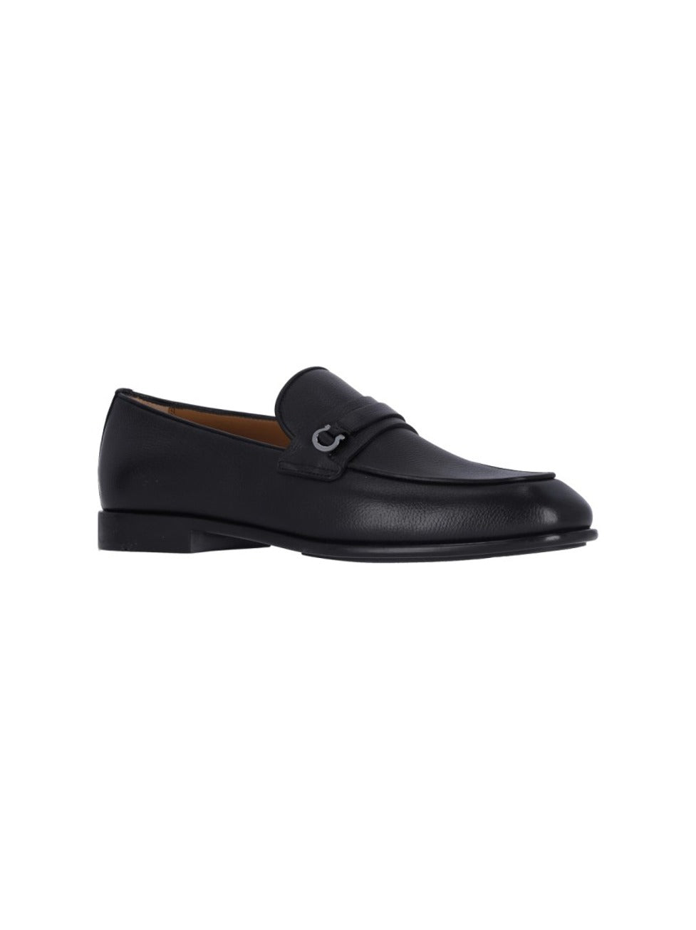 "Gancini" Loafers – Black