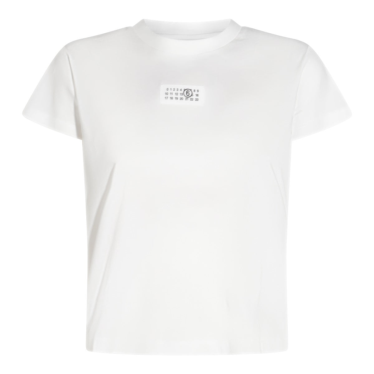 Cotton T-Shirt with Crew Neckline