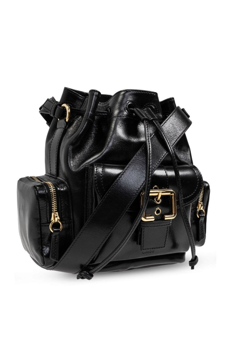Structured Buffalo Leather Chloé Shoulder Bag