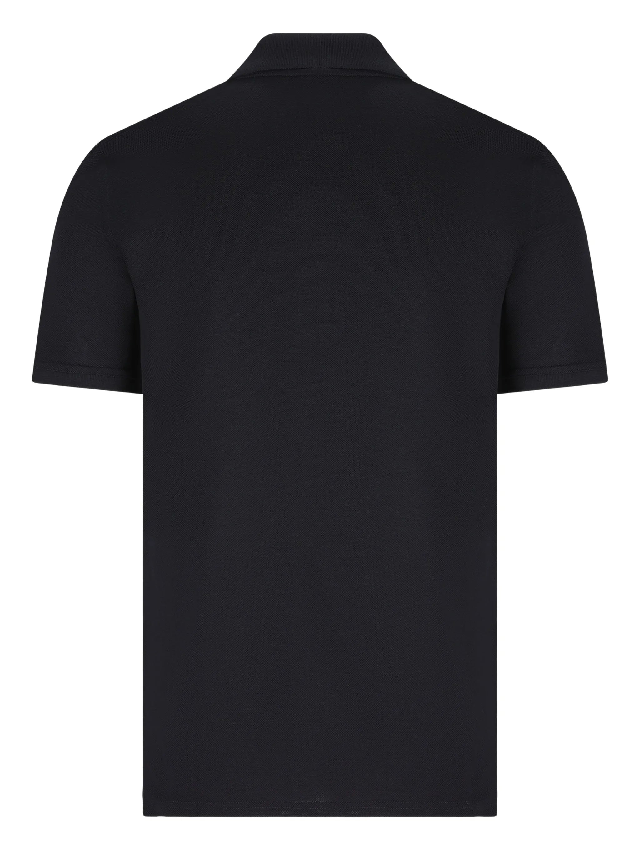 Dark Front Chest Pocket Cotton Polo