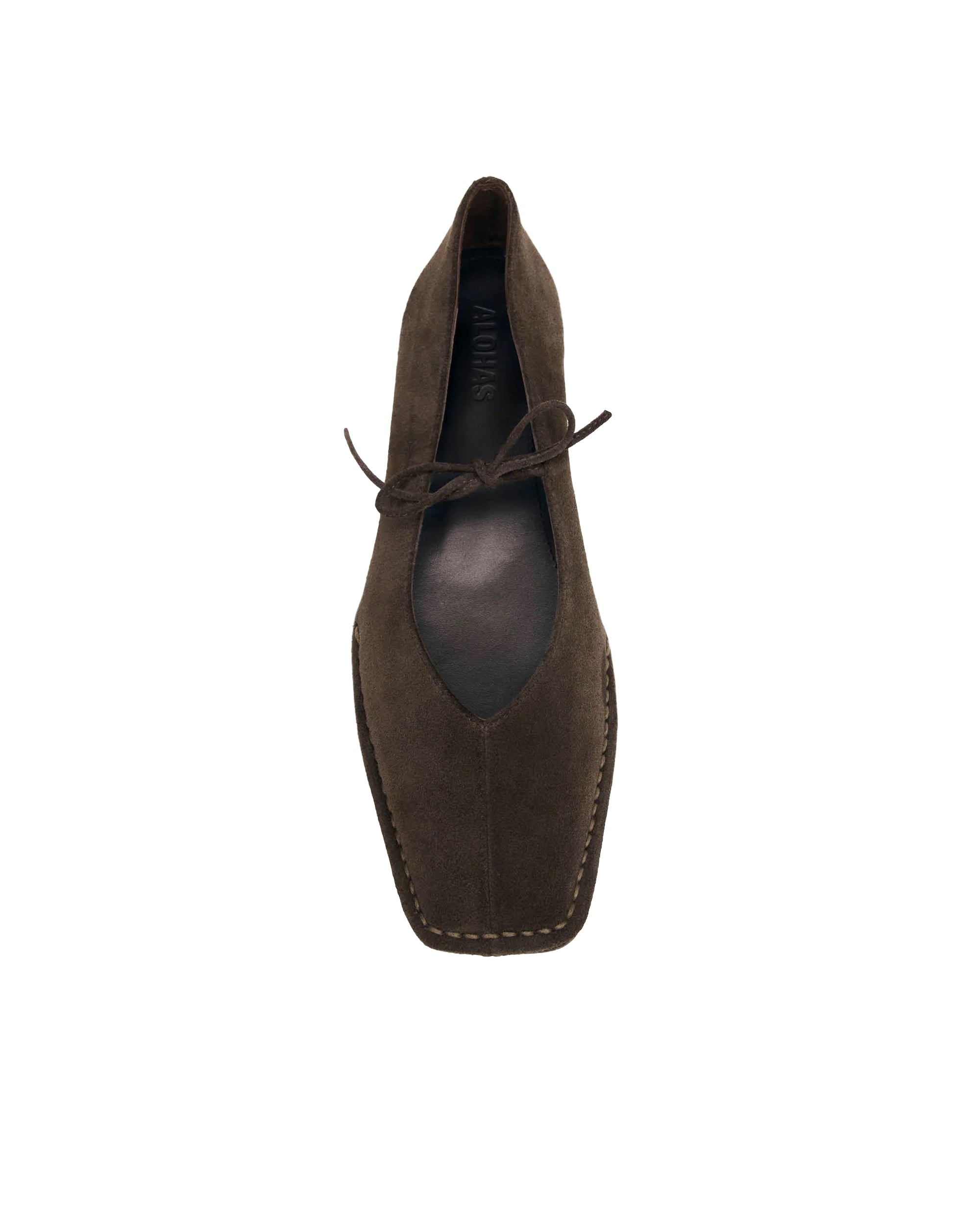 Ballerine Sway Suede Coffee Brown