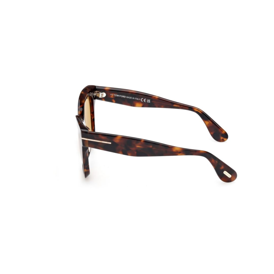 Ft1217 Square Frame Tortoiseshell Sunglasses