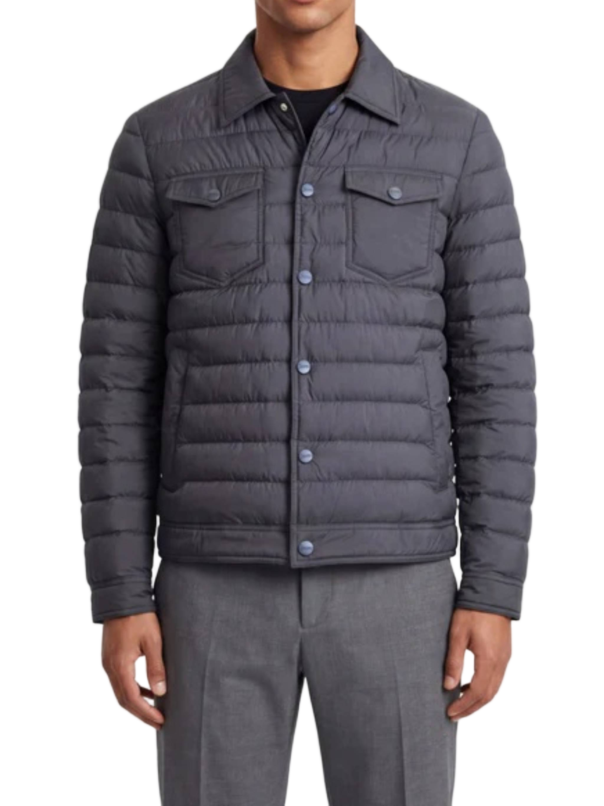 Grey Legend Quilted Denim Casual Jacket