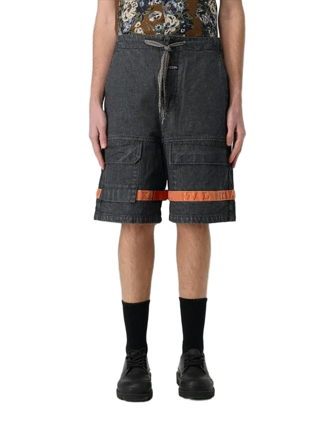 Relaxed-Fit Drawstring Shorts with Patch Pockets