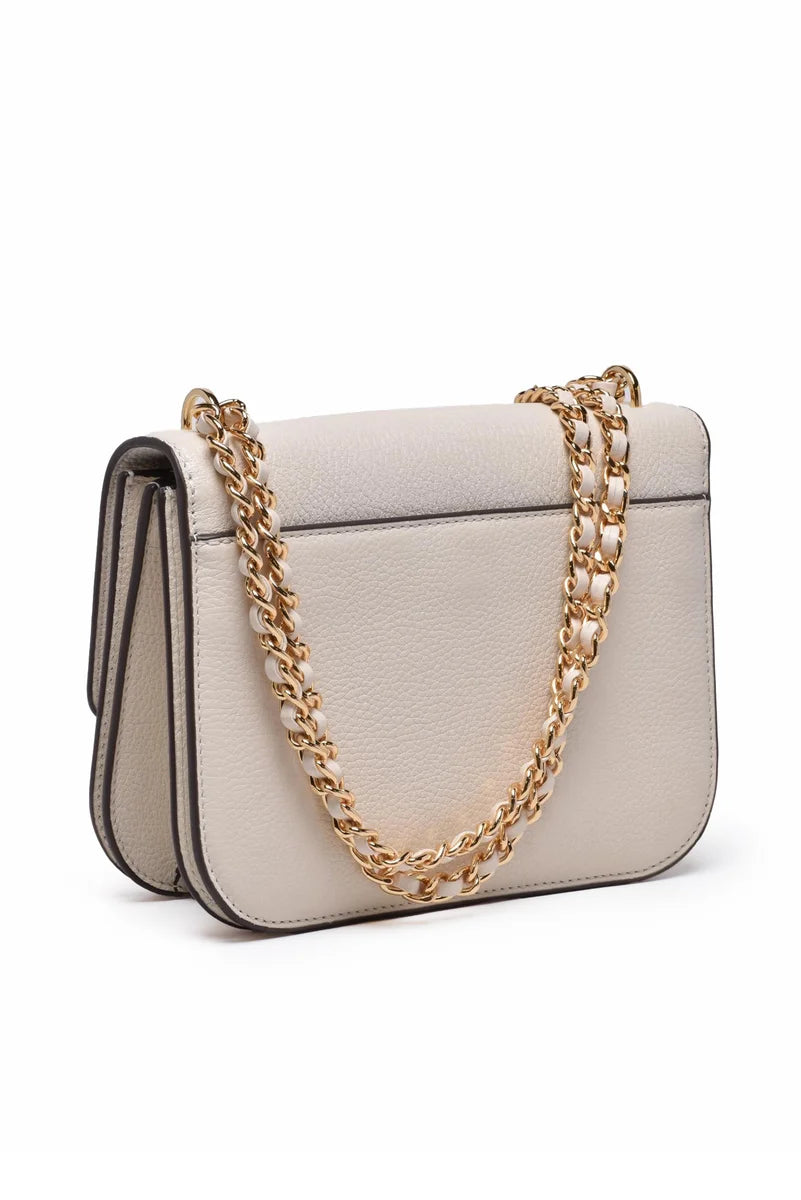 Britten Adjustable Small Shoulder Bag - White