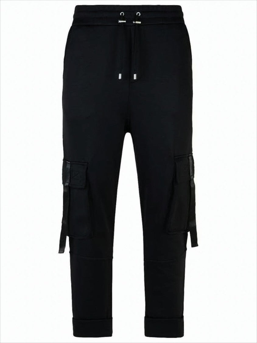 Relaxed Fit Cargo Pants with Elastic Waistband