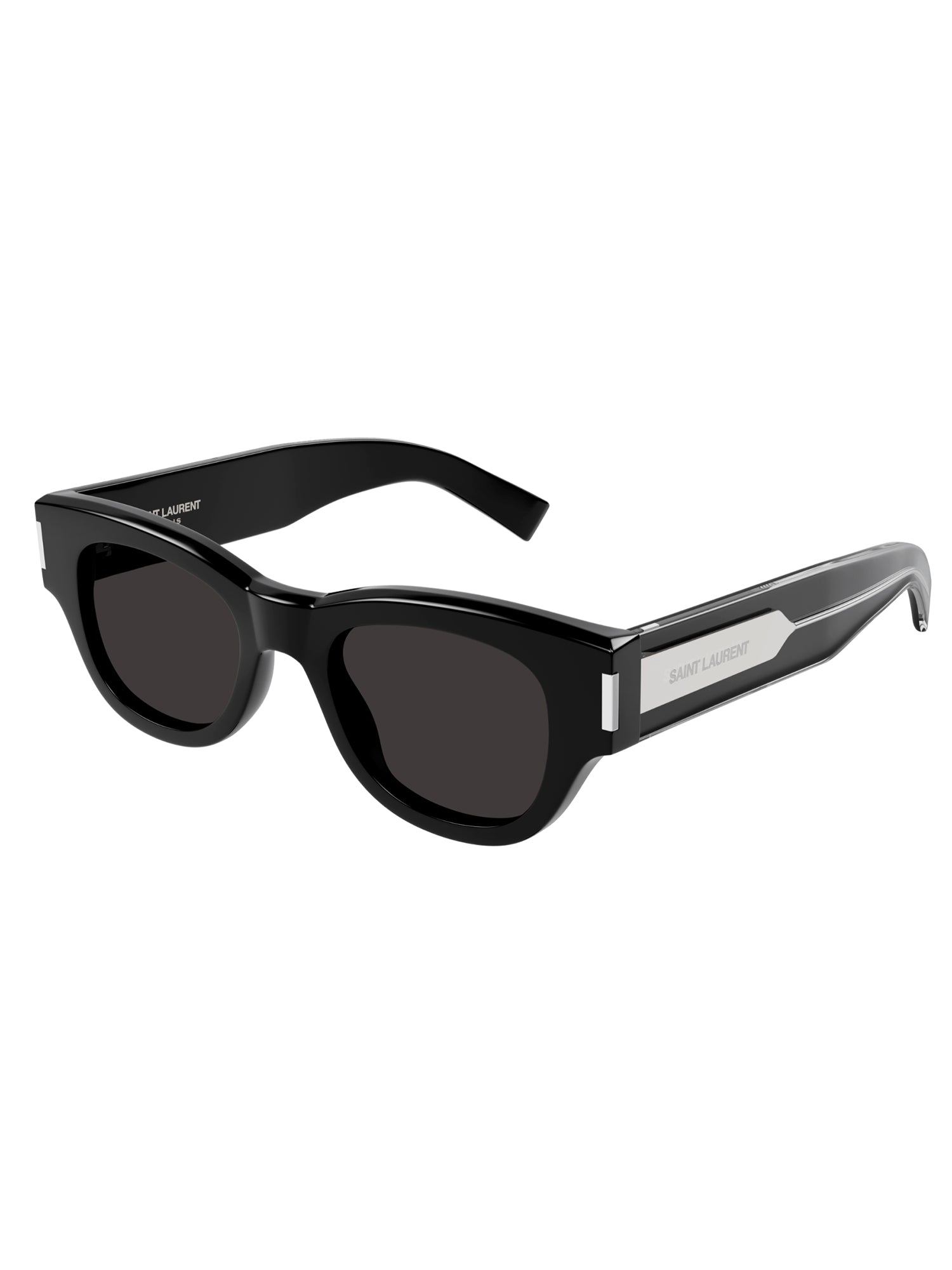 Angular Frame Sunglasses with Glossy Finish
