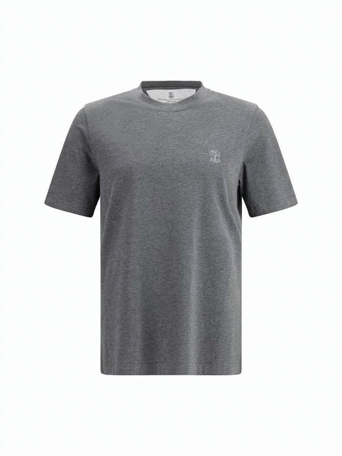 Soft Cotton Jersey Crewneck T-Shirt