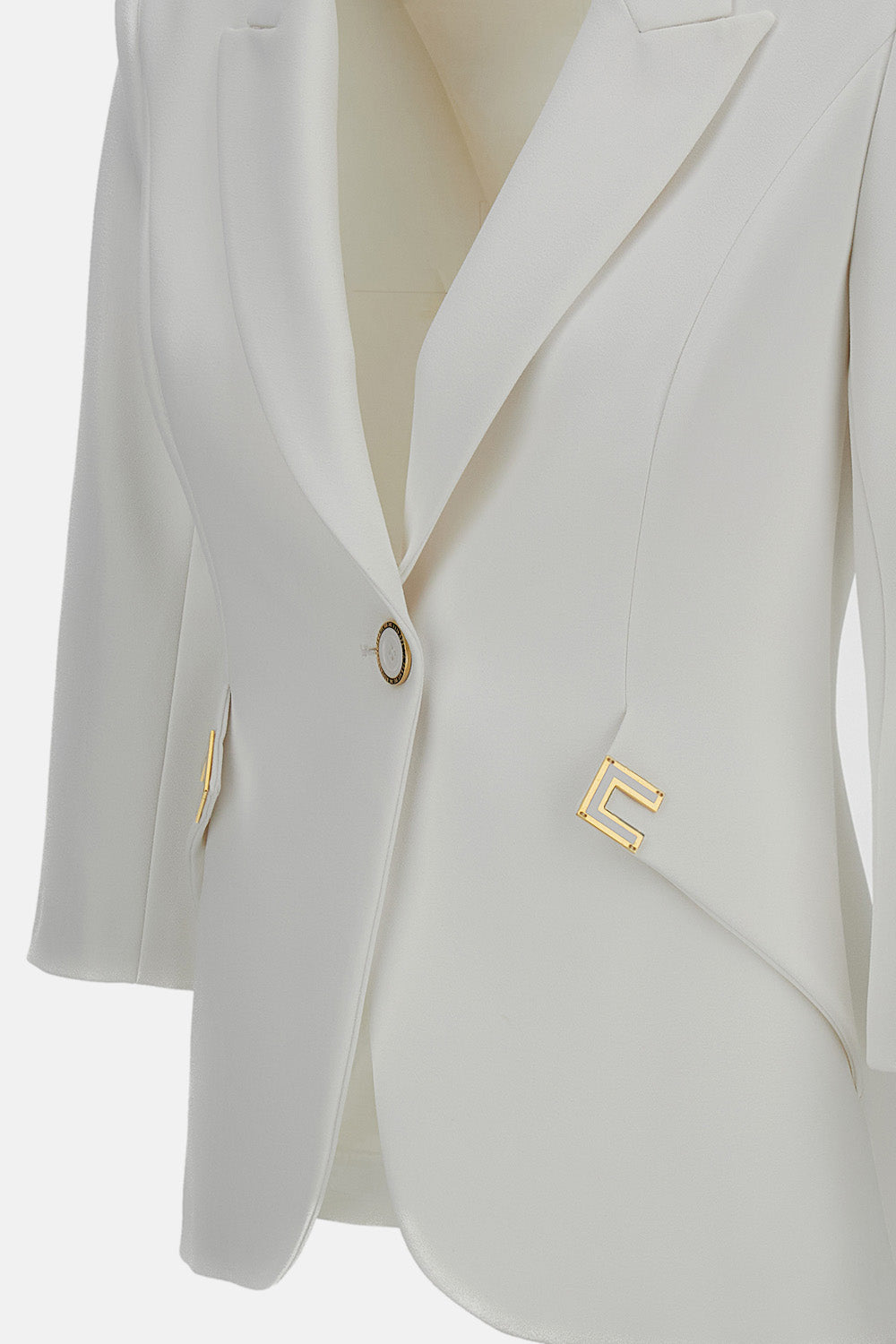 Structured Double Stretch Crepe Jacket
