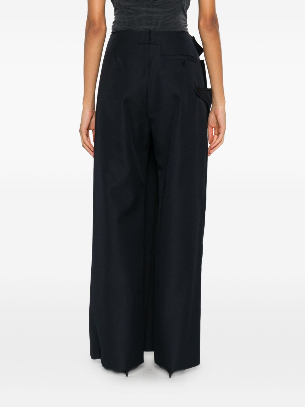 Wrap Design Maxi Skirt