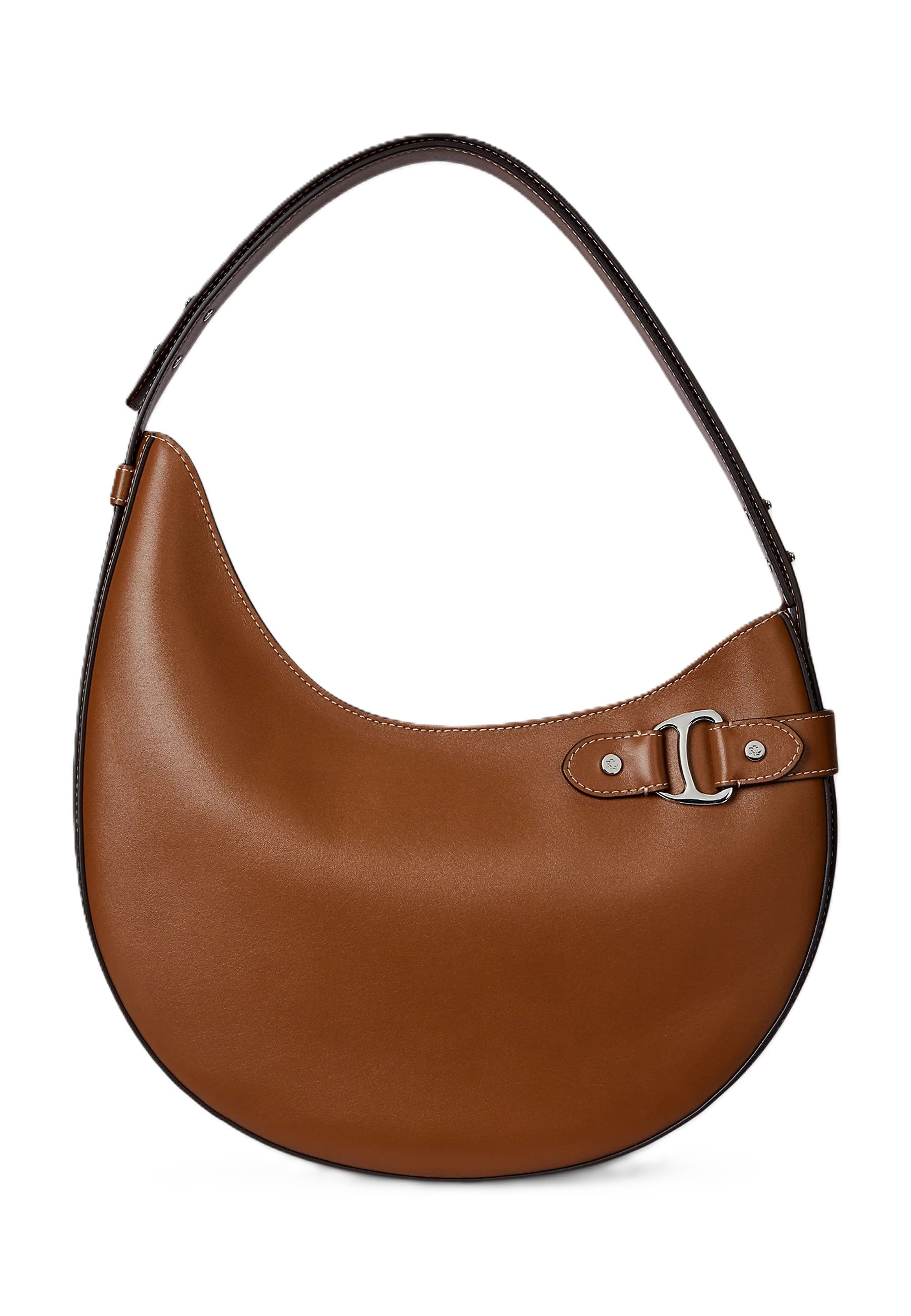 Brown Tasha Large Rattan Shoulder Bag