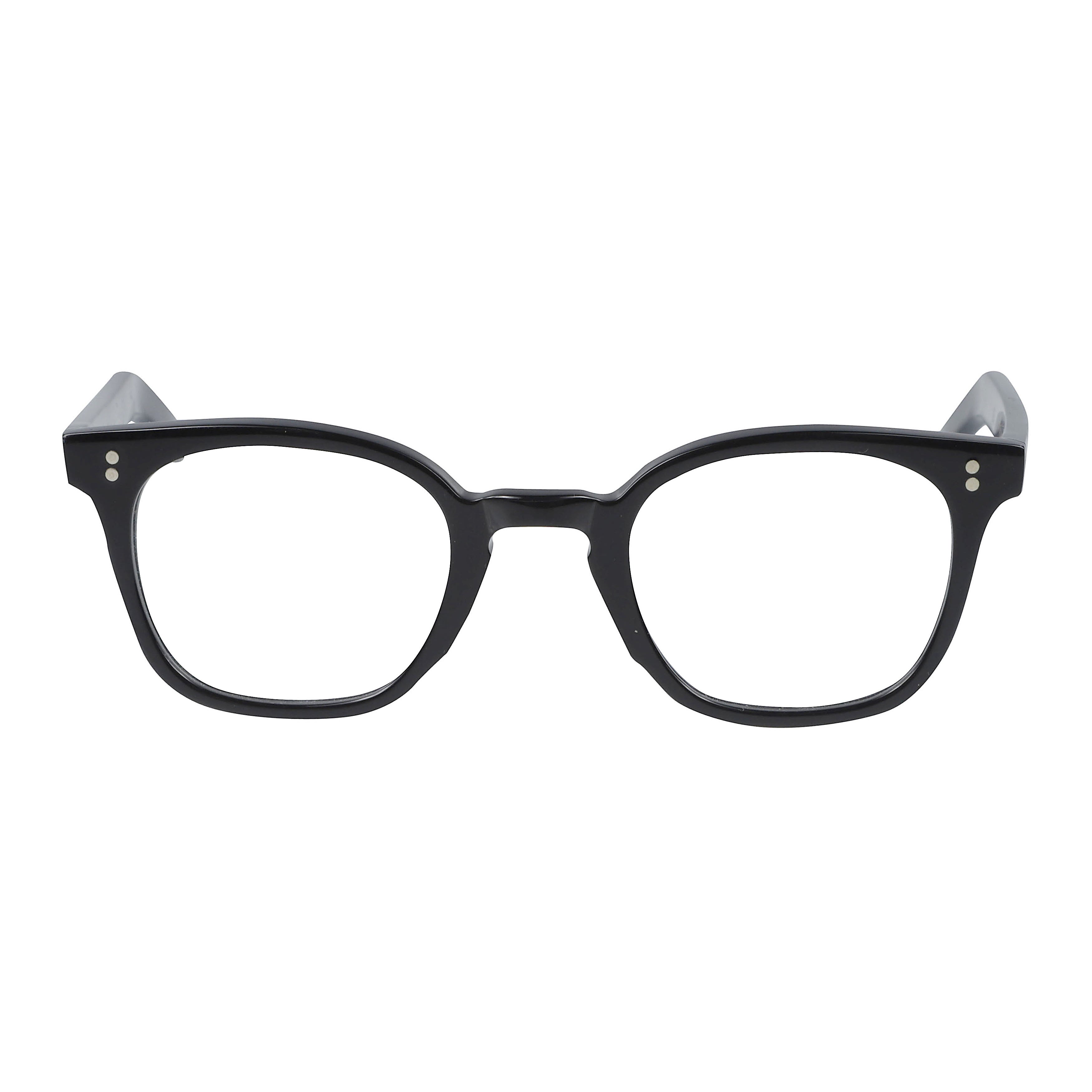 Klassiko Bold Black Rectangular Frame Eyeglasses
