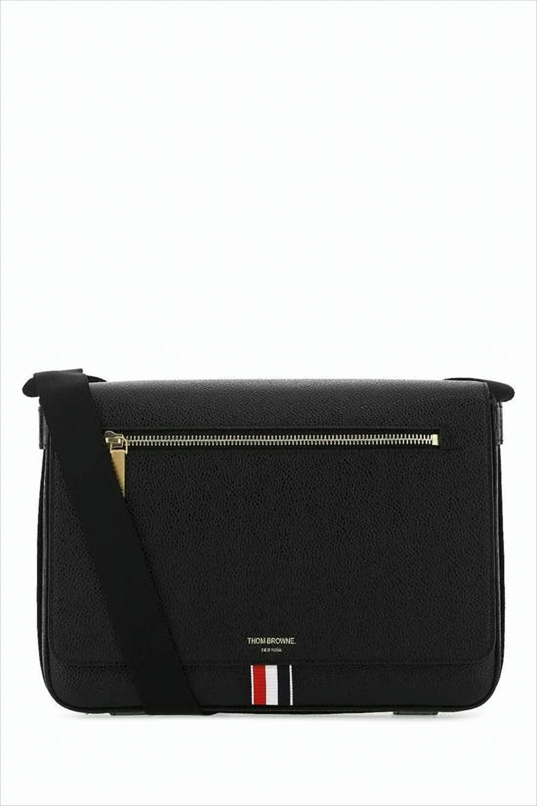 Textured Cowhide Leather Crossbody Bag