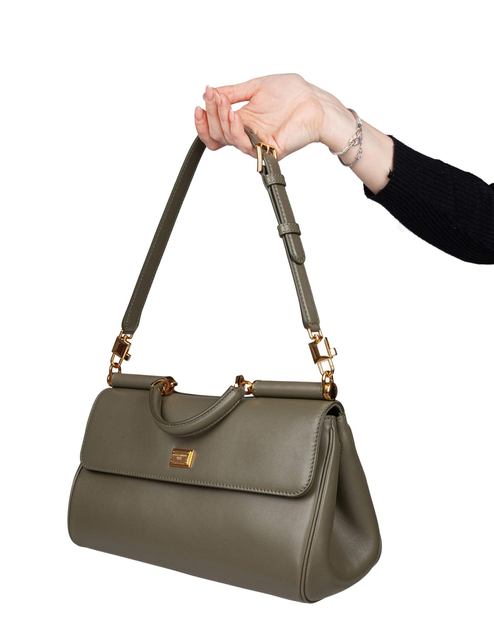 Vintage My Sicily Caramel Leather Bag
