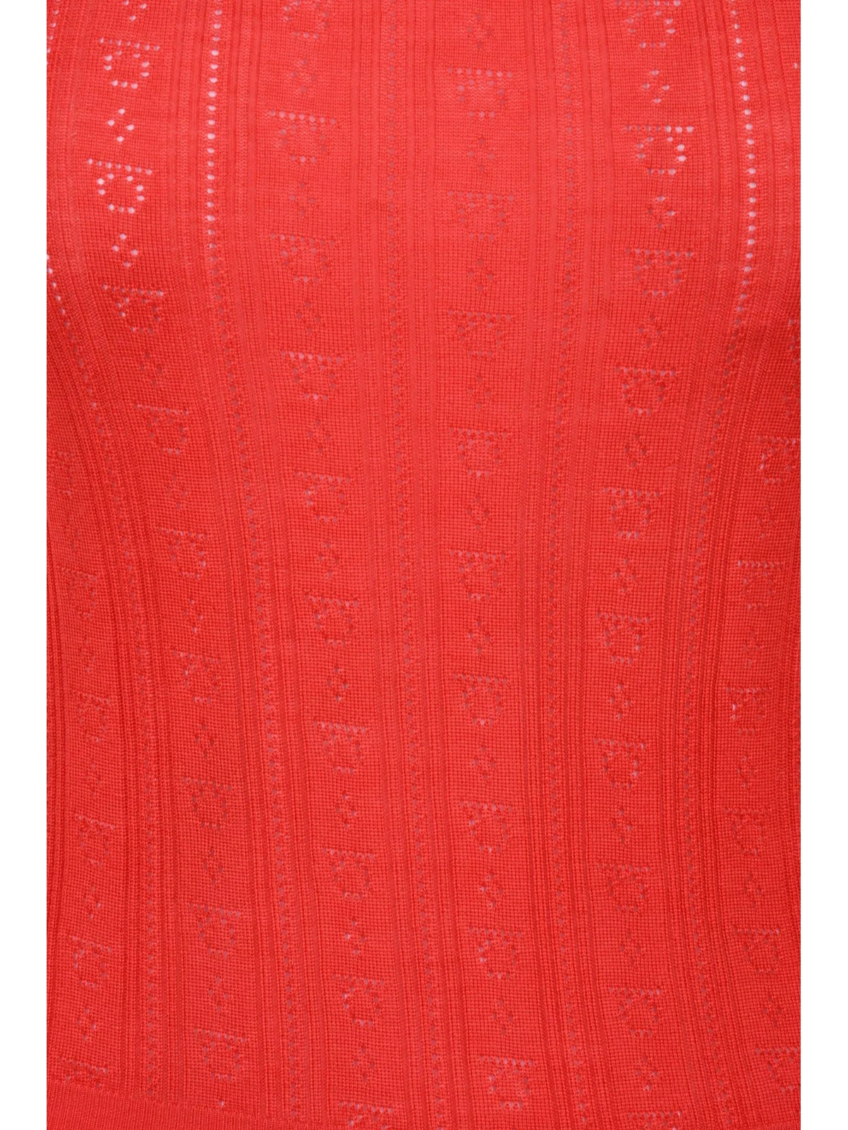 Red Wool Knit Top