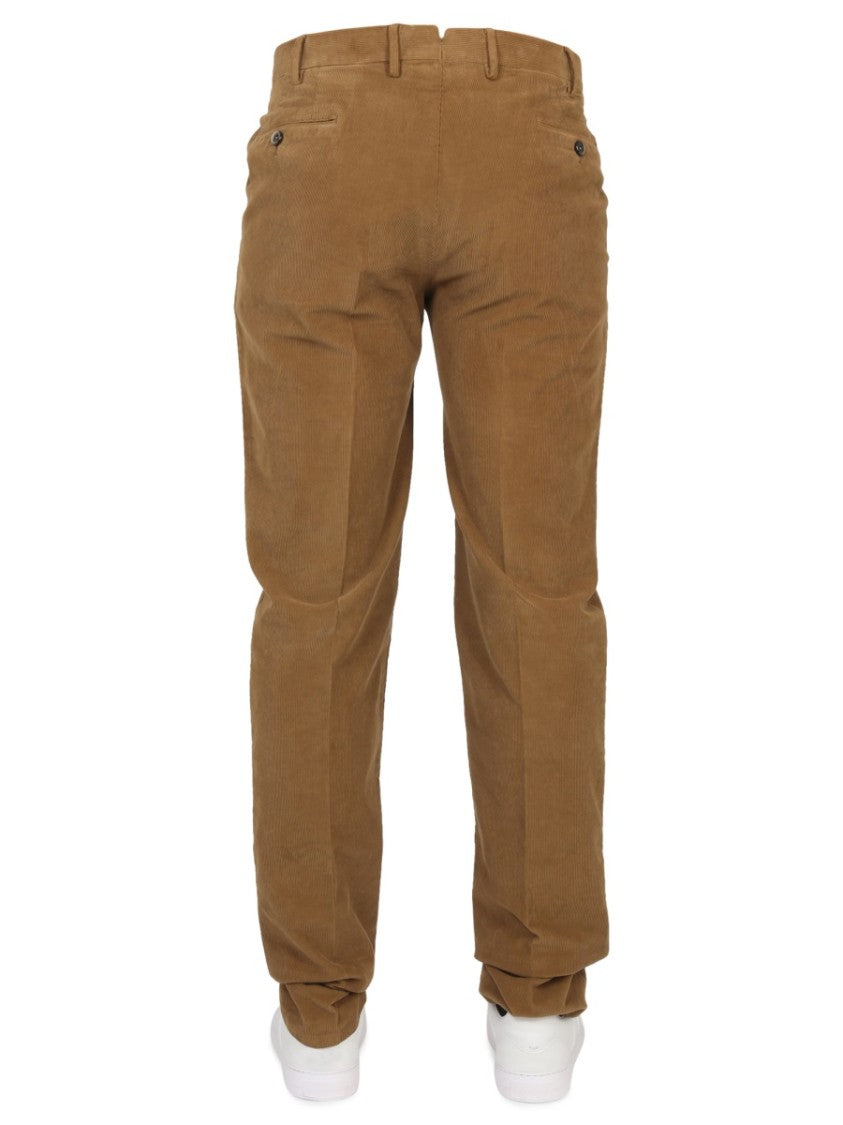 Slim Fit Tailored Pants With Button