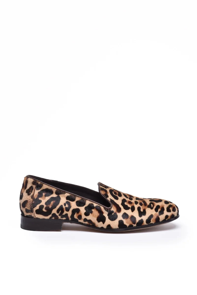 Leopard Print Pony Hair Loafer