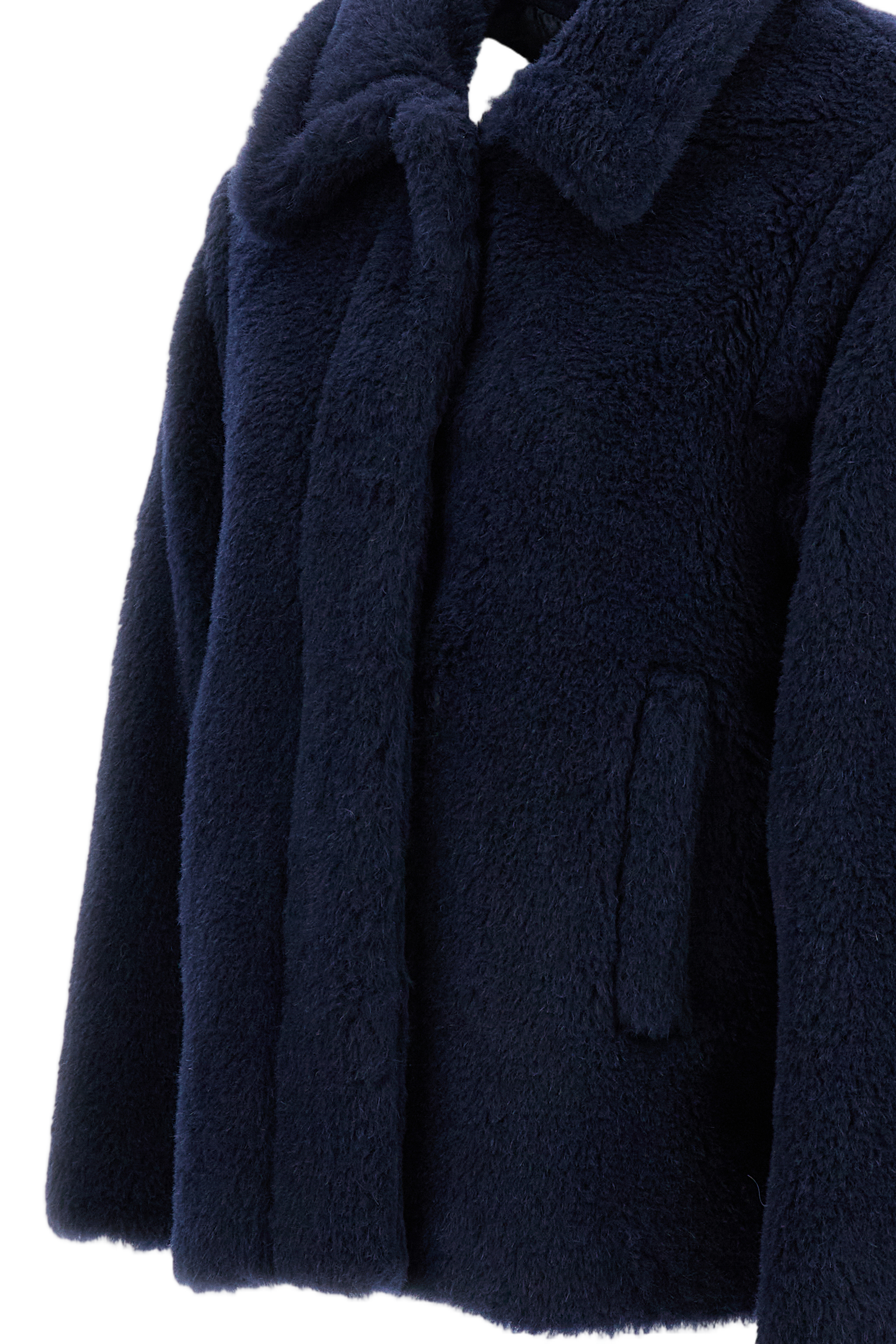 Short Plush Fur Coat
