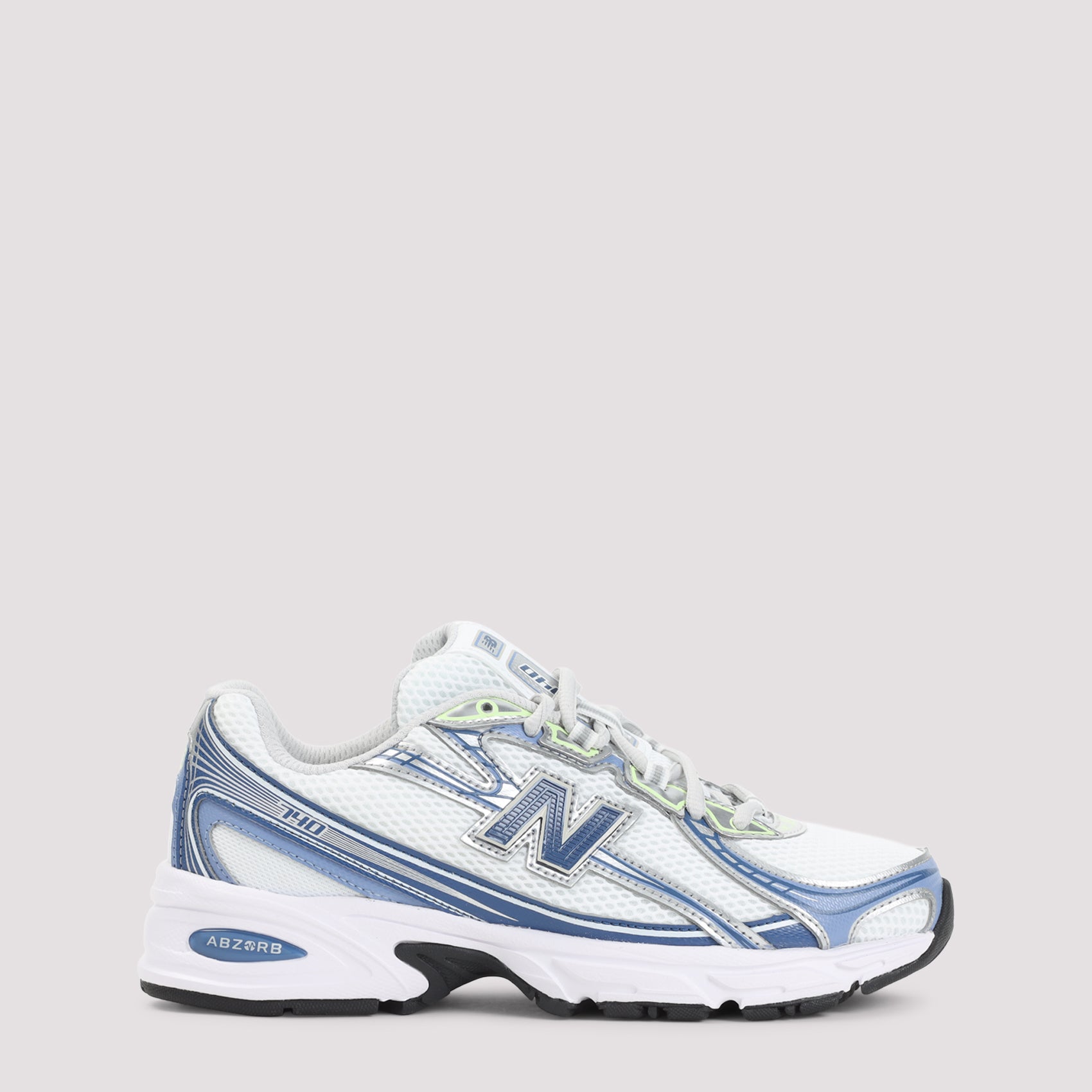 Multi-Textile Sneakers with Neon Accents
