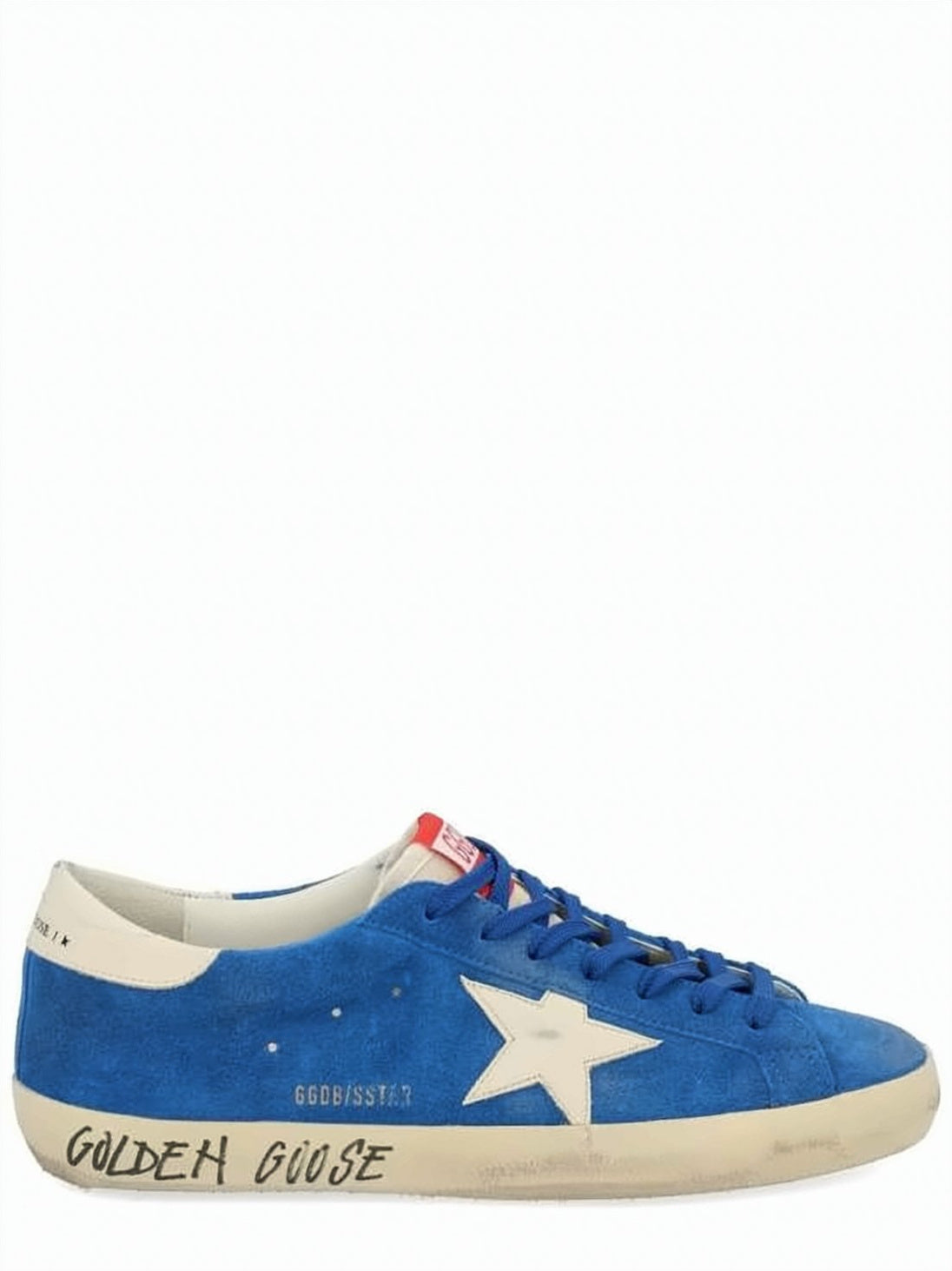 Vibrant Blue Suede Sneakers